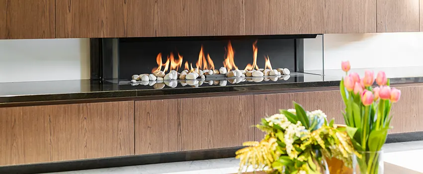 Double-height Fireplace Design Refurbishment in Atwater, California